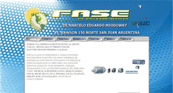 Desktop Screenshot of faseelectricidad.com.ar